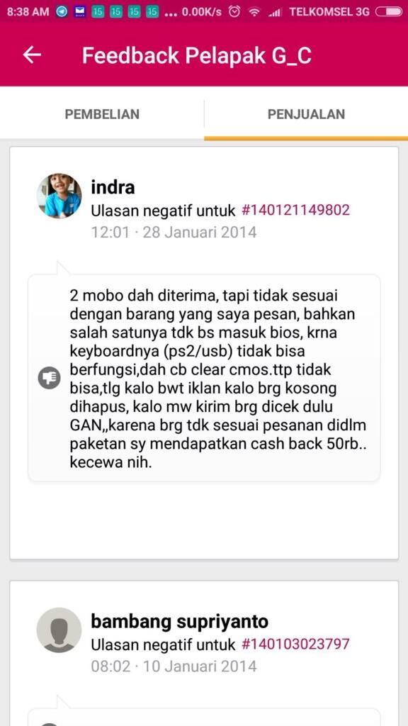 &#91;MODUS PENIPUAN BARU&#93; di Bukalapak