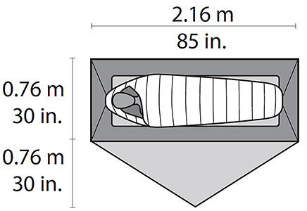 &#91;TENDA&#93; MSR Hubba 1P