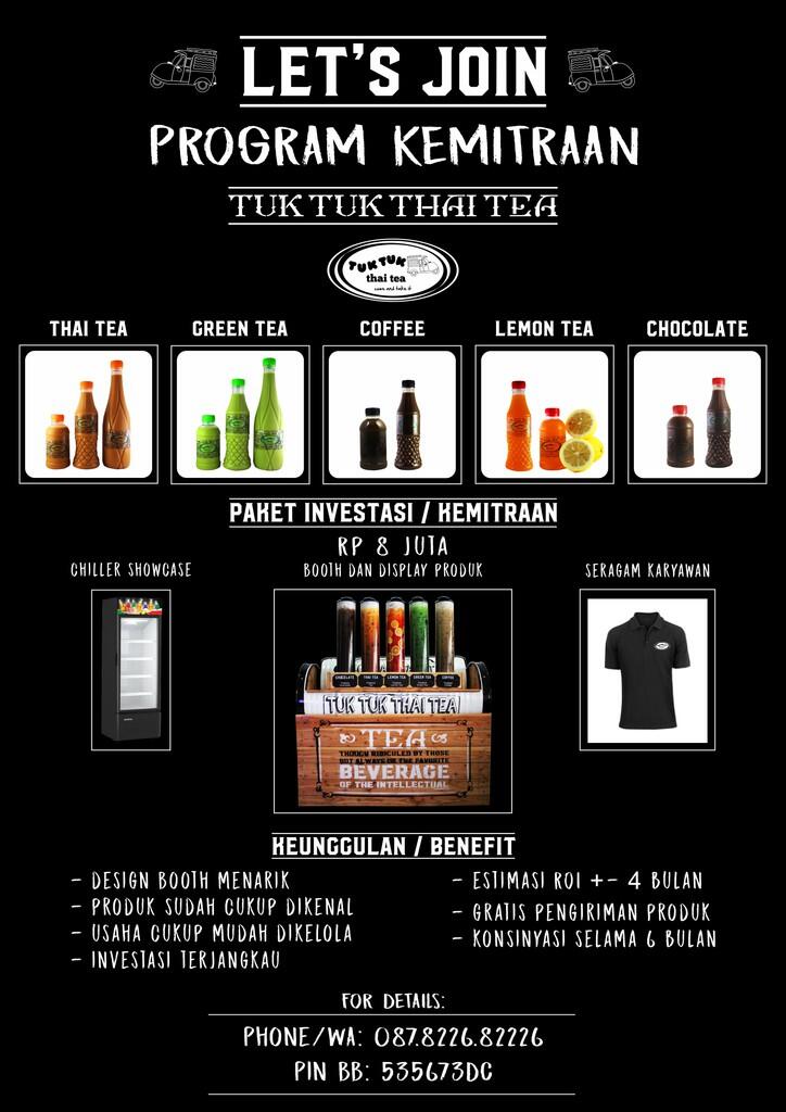 Tuk Tuk Thai Tea Franchise ( Mitra Peluang Usaha )