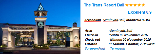 [ WEEKEND DEAL] HOTEL di BALI dan LOMBOK
