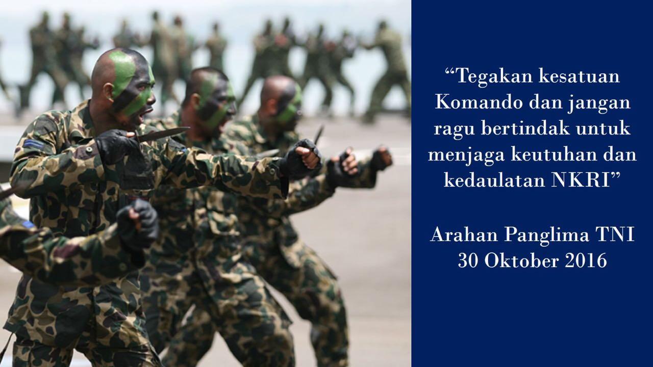 Sembilan Komando Panglima TNI Dalam Mengamankan Demo 4 November