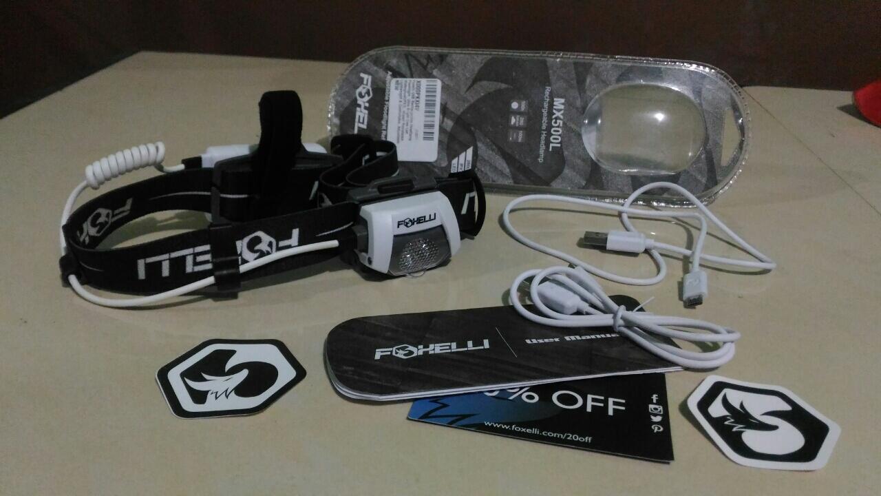 &#91;HEADLAMP&#93; Foxelli MX500L