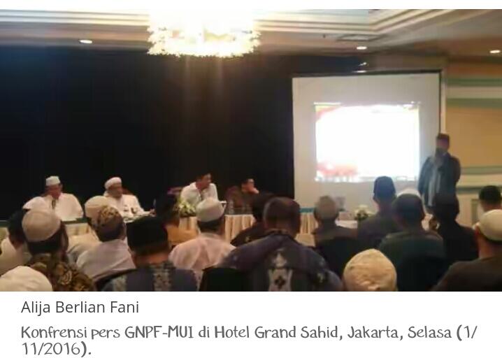 GNPF MUI: Demo Ahok ini Kami Disubsidi Lebih Rp 100 Milyar