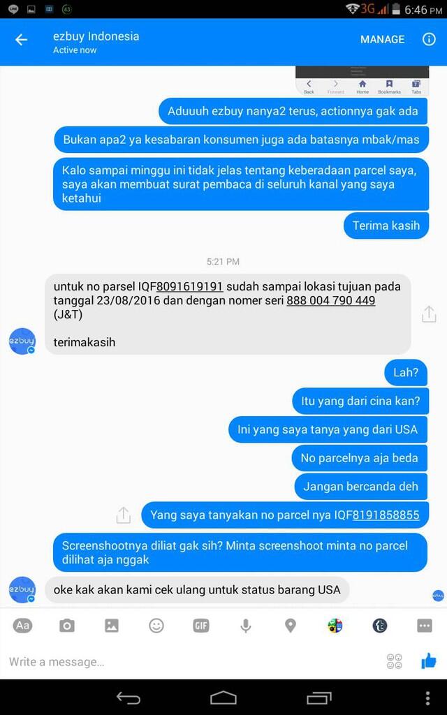 EZBUY INDONESIA Mengecewakan! (Hati-hati Gan!)