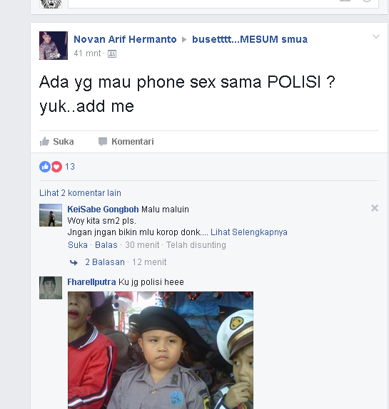 ada yang kenal? parah kelakuan OKNUM kaya gini