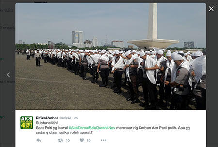 IPW : Pengerahan Polisi Bersorban Lebay