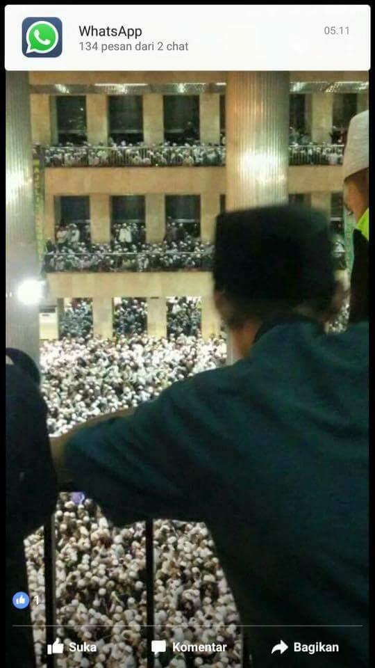 Begini Suasana Istiqlal Sehari Jelang Demo 4 November

