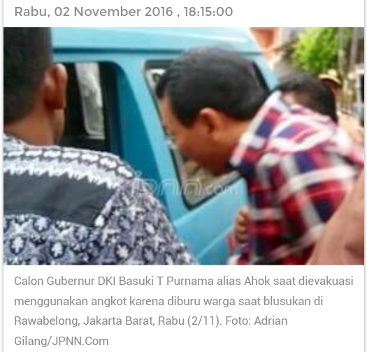 Pemerintah Lebih Pertaruhkan Bangsa Drpd Hukum Ahok