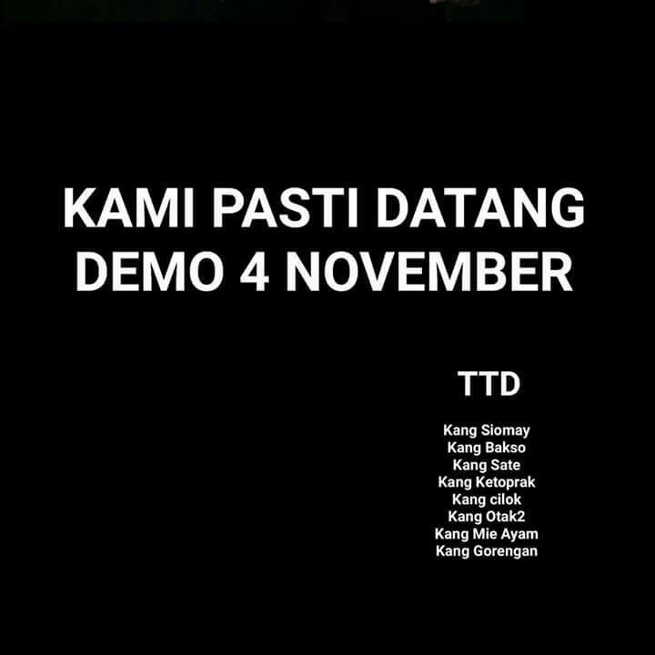 GOKIL.. Aksi 4 November Versi Netizen ...!!
