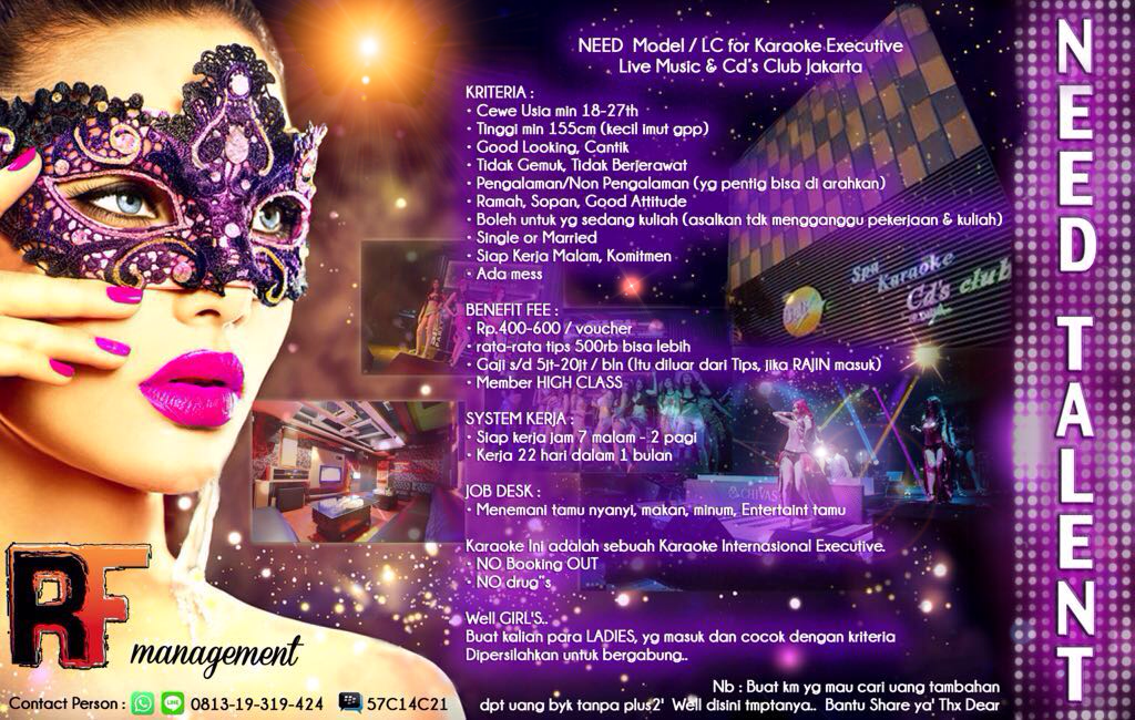 Lowongan kerja terbaru internasional executive karaoke & club JAKARTA