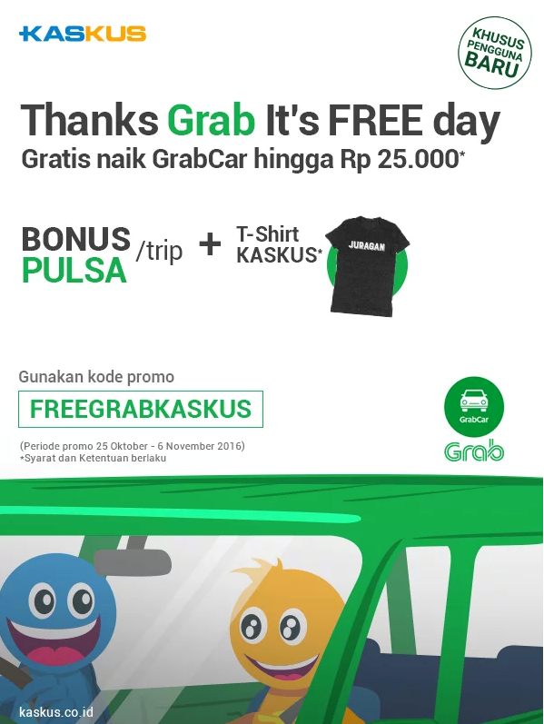 Yang Belum Pernah Naik GrabCar Masuk Gan, Wajib Baca Nih!