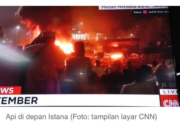 Demo 4 November: Api Muncul di Belakang Istana