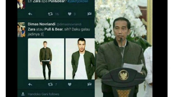 Jaket Presiden Jokowi Banyak Dicari Netizen