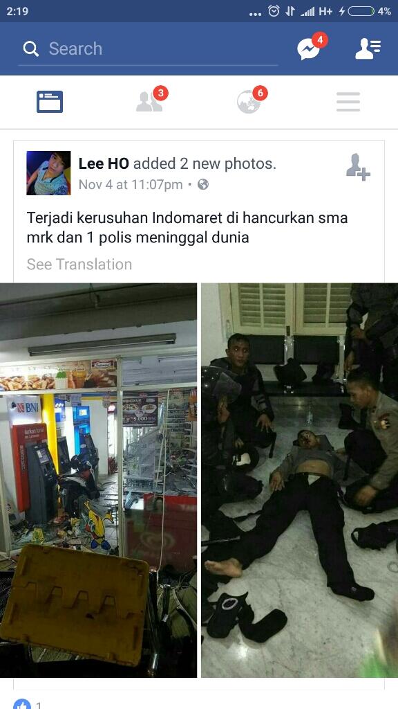 (Share) ada 1 polisi meninggal gan akibat massa