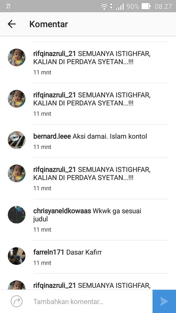 &#91;ASK&#93; Apakah berlebihan jika komeng begini di SOSMED? (masih tentang Demo 4 Nov 2016)