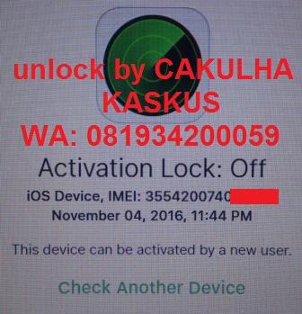 JASA UNLOCK IPHONE/CARIER/ICLOUD LOST 100% RATIO SUKSES GAN!!!