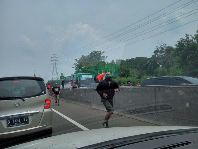 The Jakmania Meregang Nyawa di Palimanan