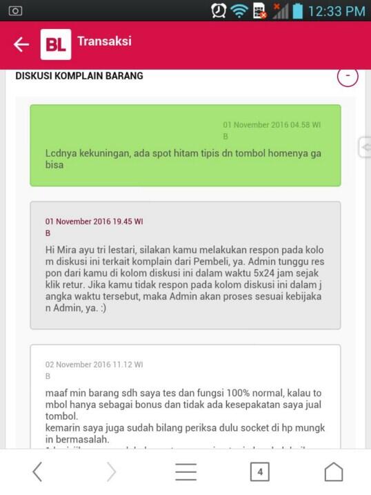 Surat terbuka buat bukalapak. Ane beli barang cacat malah dana diteruskan ke pelapak