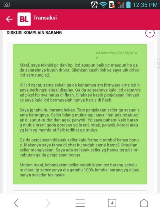 Surat terbuka buat bukalapak. Ane beli barang cacat malah dana diteruskan ke pelapak