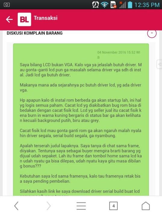 Surat terbuka buat bukalapak. Ane beli barang cacat malah dana diteruskan ke pelapak