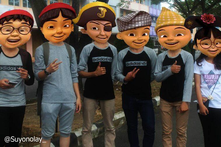 Selfie Muka Kartun Yang Lagi Ngetren Banget Nih