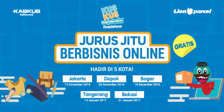 Yok Daftar KUSKUS Roadshow Bareng Lion Parcel!