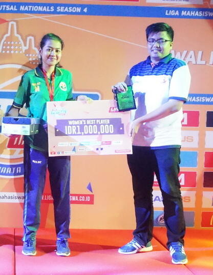 Best Five Kategori Putri LIMA Futsal 2016