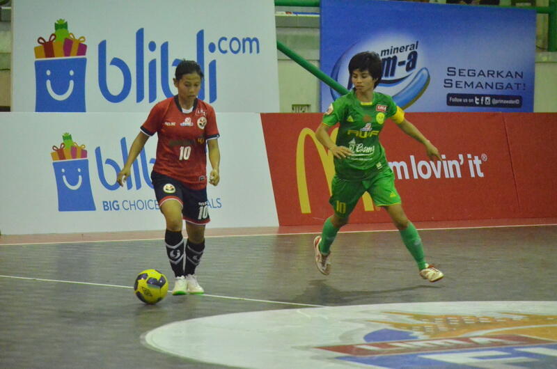 Best Five Kategori Putri LIMA Futsal 2016
