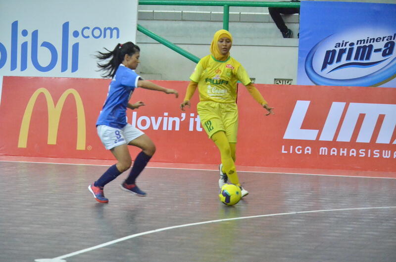 Best Five Kategori Putri LIMA Futsal 2016