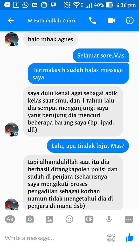 MOHON BANTUAN MENCARI PELAKU PENIPUAN DAN CURANMOR: M. AGGI PERMADI