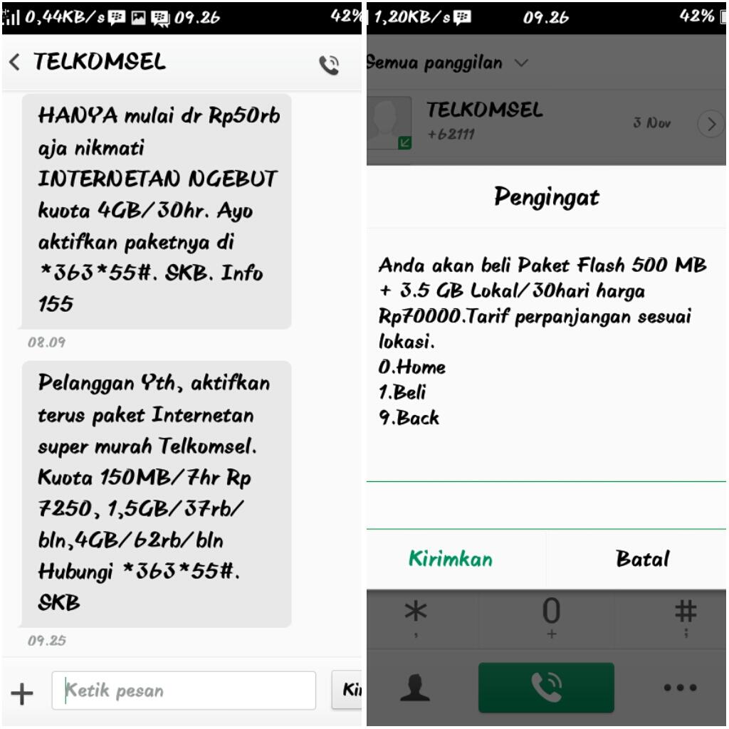 Kecewa terhadap Telkomsel