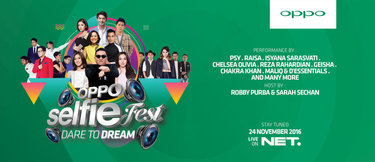 Pantengin Konser OPPO Selfie Fest Live di Sini Gan!