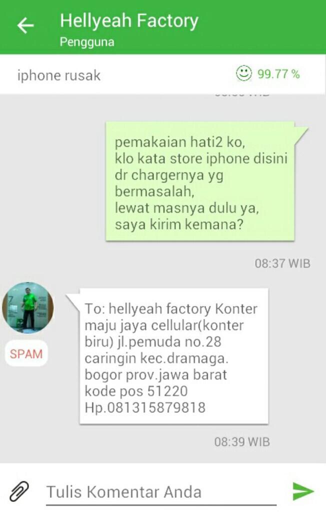 Surat terbuka untuk SUGENG HARIANTO,SH / hellyeah factory (tokopedua)