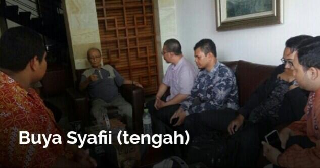 Buya Syafii Maarif paparkan Bahaya Kuning saat didatangi Pemuda Muhammadiyah