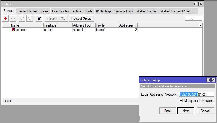 cara setting hotspot dan ip binding di mikrotik