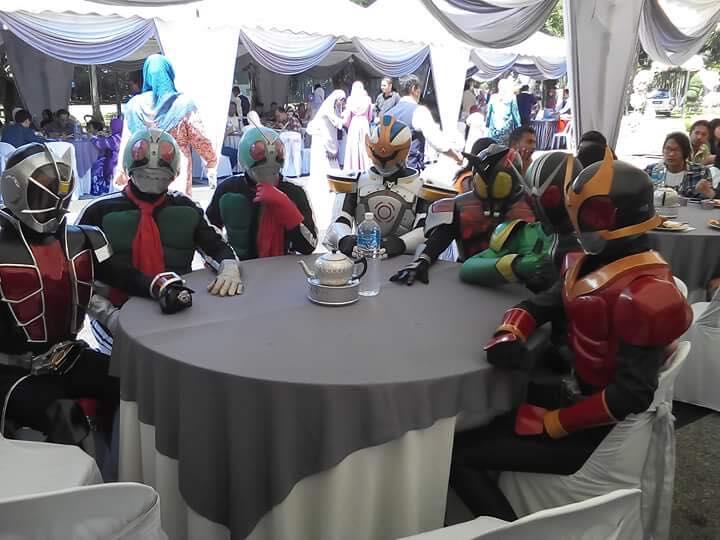 Ketika KAMEN RIDER Datang KONDANGAN PERNIKAHAN