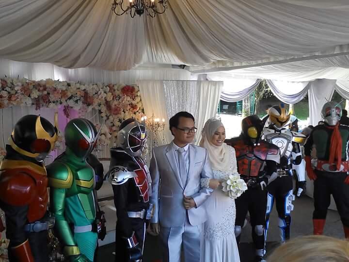 Ketika KAMEN RIDER Datang KONDANGAN PERNIKAHAN