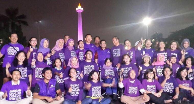 Kisah &quot;Pasukan Ungu&quot;, Pernah Dikeroyok Pengamen, hingga Dipukul Pengemis