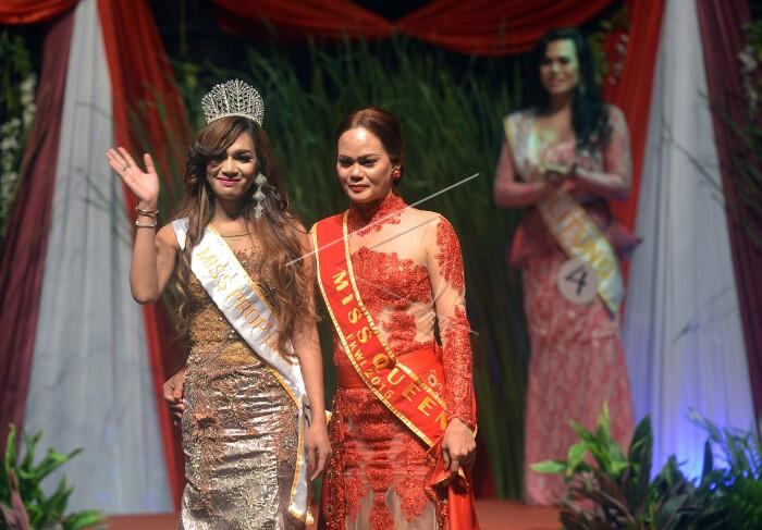 Qie Nabh Tappii Juara Miss Waria Indonesia 2016