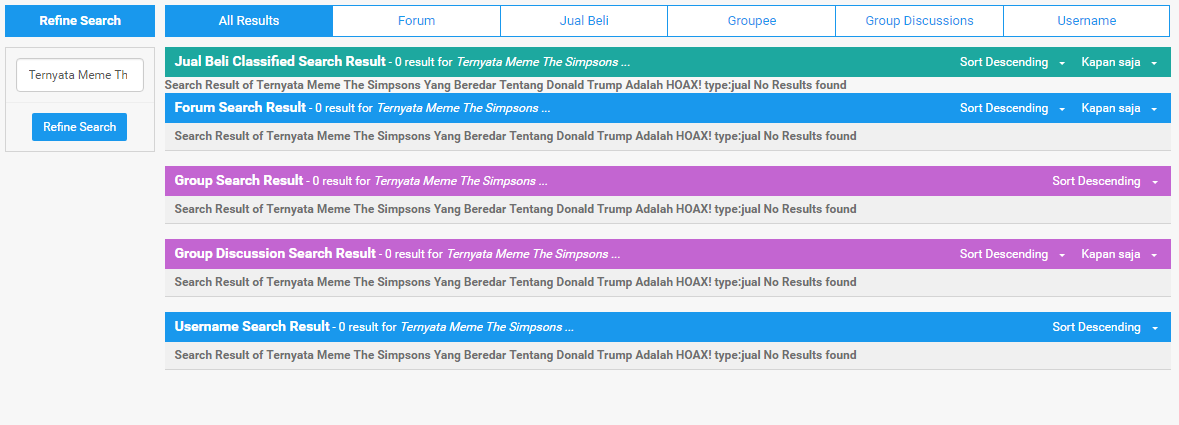 Ternyata Meme The Simpsons Yang Beredar Tentang Donald Trump Adalah HOAX!