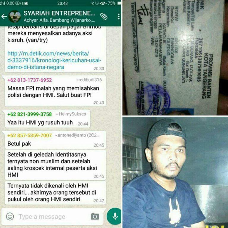 Dituduh Provokator Aksi 4 November Ternyata Tak Benar, Ini Fakta Sebenarnya