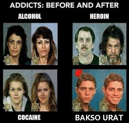 Foto bule sebelum & sesudah santap makanan Indonesia