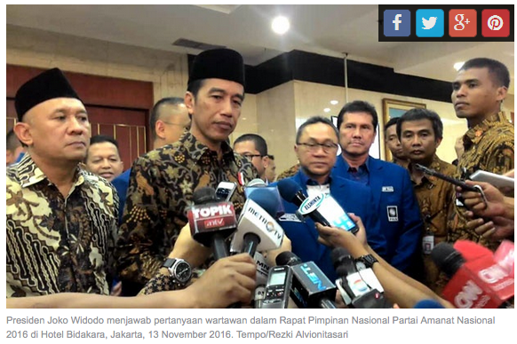 Gelar Perkara Kasus Ahok Tertutup, Jokowi: Tanya Kapolri