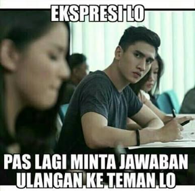 Perilaku saat mau ujian semester