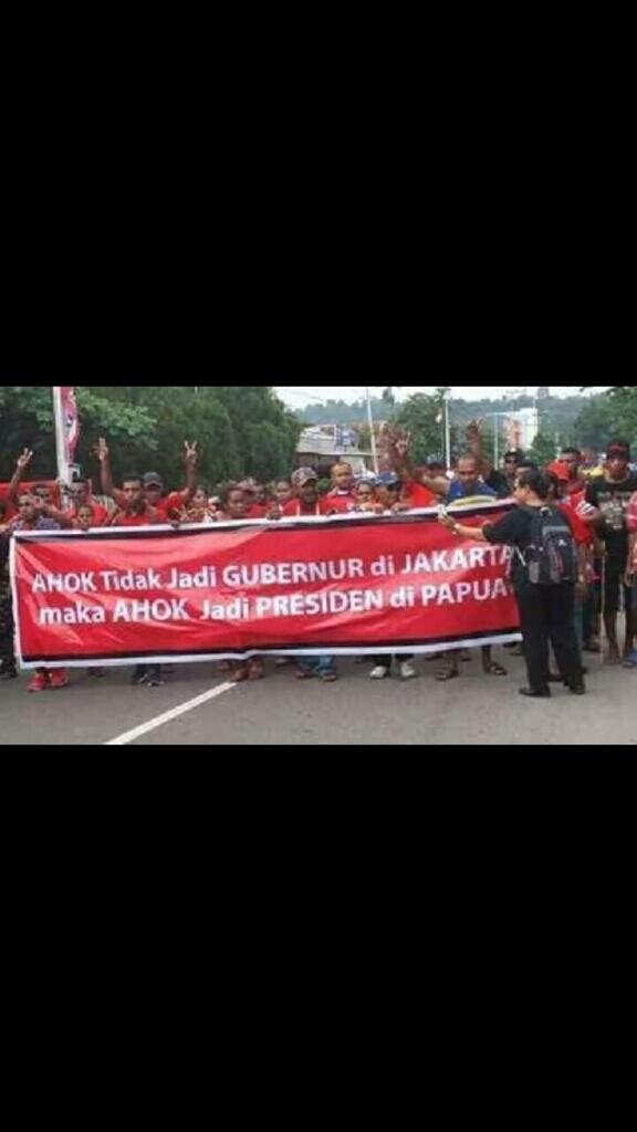 Tak Jadi Gubernur di Jakarta, Ahok Bisa Jadi Presiden Papua