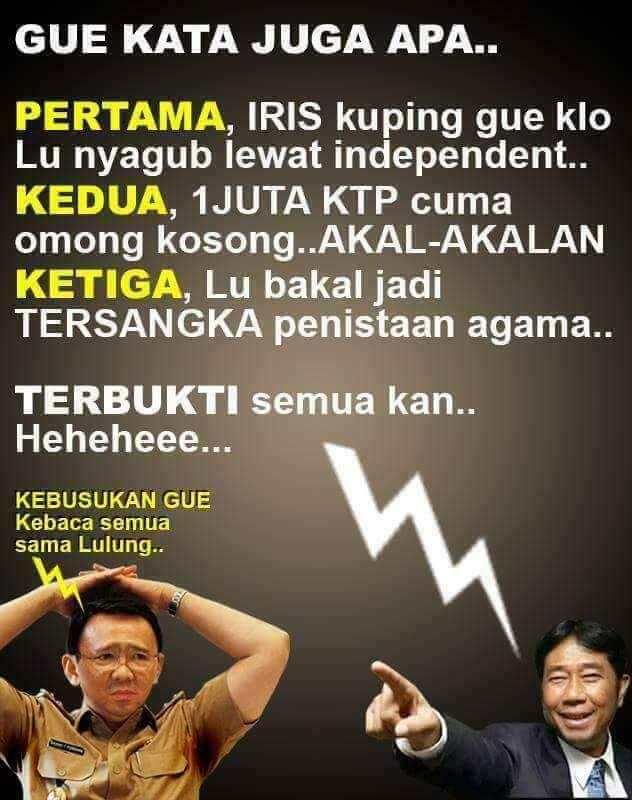 Lulung Yakin Ahok Bakal Kalah Satu Putaran