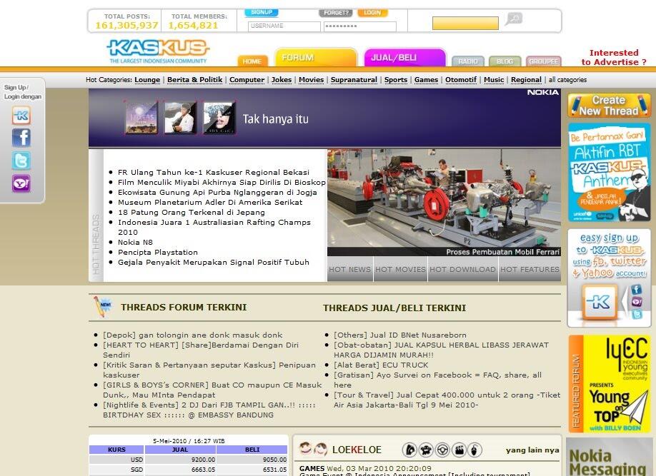 Kpd YTH Developer KASKUS - PT. Darta Media Indonesia