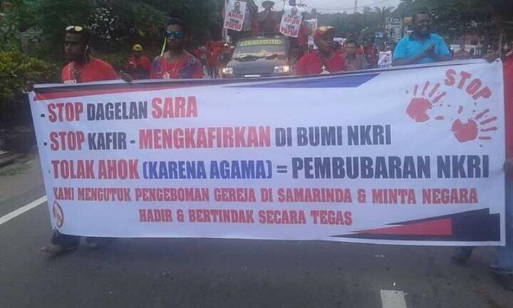 Aksi Demo Damai Jika Tak jadi Gubernur DKI, Ahok jadi Presiden di Papua