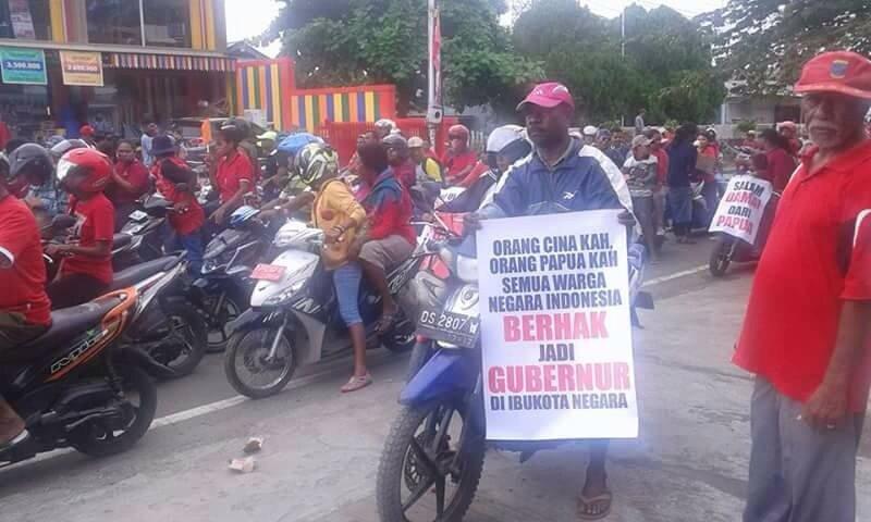 Aksi Demo Damai Jika Tak jadi Gubernur DKI, Ahok jadi Presiden di Papua