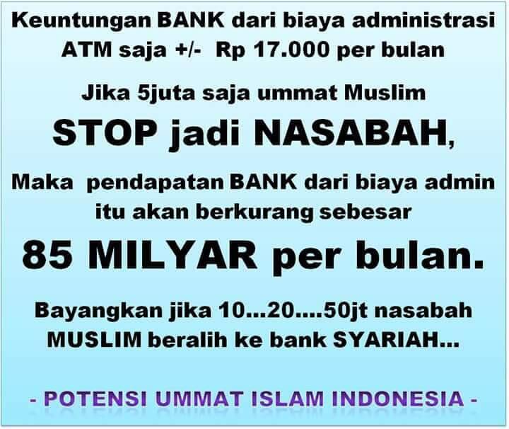 Uang Orang Islam Rp2.655 triliun, Ekonom: Aksi Tarik Uang Jatuhkan Rezim